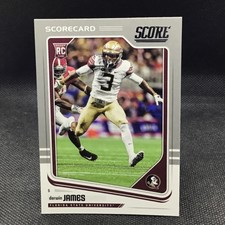 DERWIN JAMES 2018 Score RC SCORECARD FLORIDA STATE 