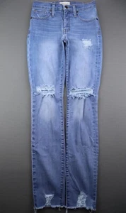 Jeans skinny donna Madewell vita alta 8 pollici effetto invecchiato taglia 25 (Msr 26x29) - Foto 1 di 12