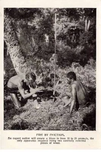 Australie - Aborigènes - Fire by Friction - Imagen 1 de 2