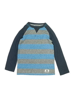 Henley de manga larga azul Shaun blanco para niños 6 Foto 1 de 2