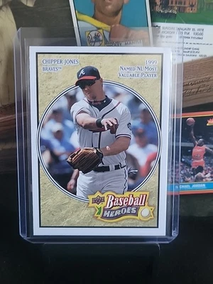2008 Upper Deck Baseball Heroes Chipper Jones  #6 Atlanta Braves 🔥 - Image 1 of 4