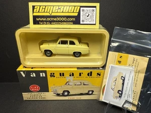 1996-99 Lledo Vanguards - VA21000 FORD POPULAR 100E - Yellow - Boxed - Picture 1 of 11