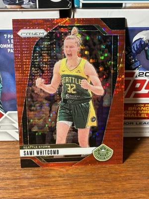 2024 Panini Prizm WNBA - Sami Whitcomb #88 Red Pulsar Prizm /299 - Image 1 of 2
