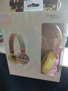 Pink Gabba Goods Safe Sound Kids Headphones Volume Limiting. Built In Microphone - Picture 1 of 6