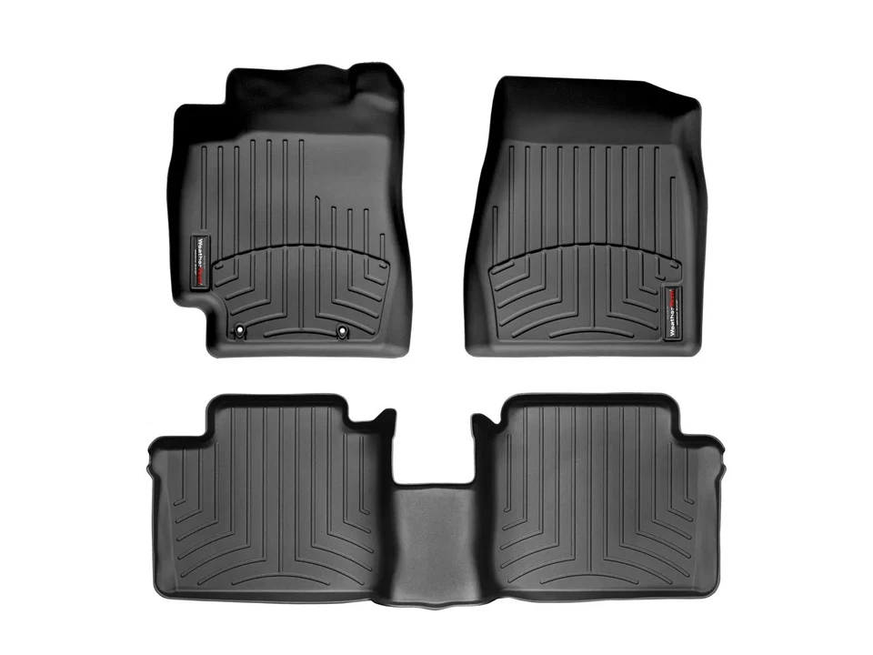 Forro de piso WeatherTech para Toyota Camry 2002-2006 - primera y segunda fila, negro Foto 1 de 4