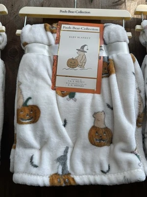 全新 小熊 系列 米色 婴儿毯 万圣节 主题 30x40 英寸 — 第 1/2 张图片