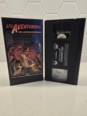 AVENTURIERS DE L'ARCHE PERDUE / Raiders of the Lost Ark VHS ** 1990 Malo FRENCH - Image 1 of 4