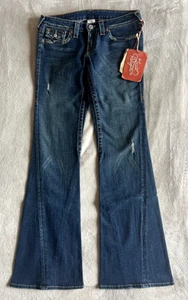 True Religion Joey Damen Stretch Schlag Jeans Gr. 30 - Bild 1 von 10