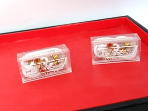 4X Vintage ALAIN PROST FOR VUARNET Cord 80S FOR SUNGLASSES WHITE - Picture 1 of 4