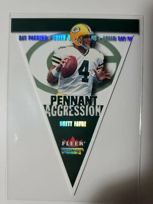 2001 Fleer Genuine Brett Favre PENNANT AGRESSION card #2 OF 10 PA - Image 1 of 2