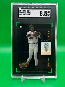 1994 UPPER DECK NEXT GENERATION #8 MICHAEL JORDAN SGC 8.5 Baseball White Sox - Picture 1 of 2