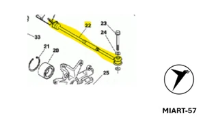 OEM Rear Toe Link - 2007-2007 Aston Martin Vanquish - PN: 1R12-26-10747 - Picture 1 of 1