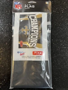 New Orleans Saints NFL Super Bowl Champion XLIV 3X5 Flag Real Wincraft - Picture 1 of 2