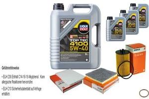 MAHLE Inspektionspaket 8 L LIQUI MOLY 5W-40 4100 Top Tec für Opel Adam - Bild 1 von 11