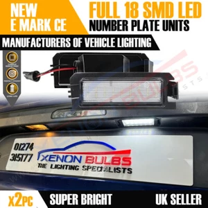2x 18 LED NUMBER PLATE LIGHT UNITS For Hyundai i30 Sonata Lci Kia Niro Rio 17+ - Picture 1 of 8