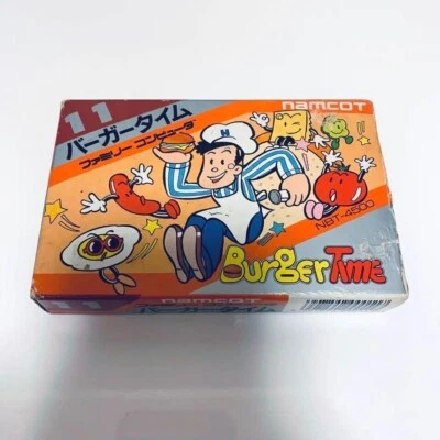BURGER TIME 11 First Version Famicom Nintendo 2195 fc - Image 1 of 4