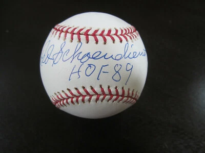 Red Schoendienst Autograph Signed Baseball Ball JSA (B9) St Louis Cardinals - Image 1 of 4