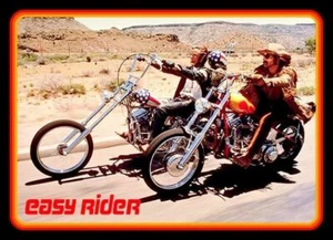 5.5" Easy rider vinyl sticker. Harley Davidson motorcycle decal for car, helmet. - Picture 1 of 2