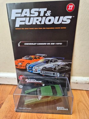 1/43 ALTAYA FAST AND FURIOUS COLLECTION - CHEVROLET CAMARO Z28 RS 1973 CAR #22 - Image 1 of 3