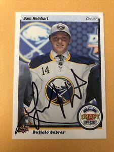 Sam Reinhart Signed Buffalo Sabres NHL Draft Card Florida Panthers