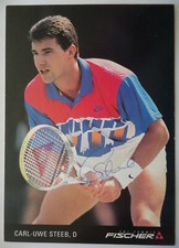 1118 Carl-Uwe Steeb Tennis Autograph Card Autograph Original Signed
