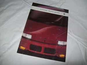 Depliant Opuscolo Brochure PONTIAC TRANS SPORT 1a SERIE italiano MOLTO RARO - Foto 1 di 1