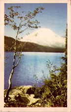 Postcard  1961 Mnt St Helens Spirit Lake Kolor Kard