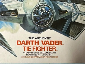 MPC 1978 DARTH VADER TIE FIGHTER Model Kit - NOS - Complete - Picture 1 of 13