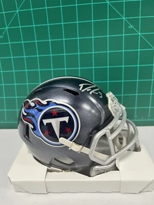 Tennessee Titans Dion Lewis speed mini helmet w/ Fanatics - Picture 1 of 4
