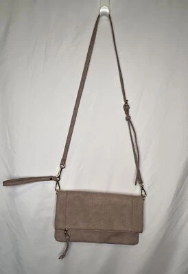 Cartera Sole Society rosa plegable bandolera o clutch correa de hombro desmontable Foto 1 de 4