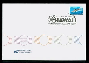 USA #4415 2009 44c Hawaii Statehood Stamp First Day Ceremony Program - Picture 1 of 2
