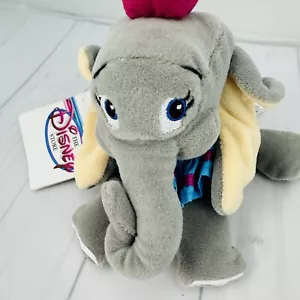Mini bolsa de frijoles de peluche de elefante dumbo de 8" The Disney Store - Imagen 1 de 13