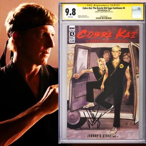 CGC 9.8 SS Cobra Kai: The Karate Kid Saga Continues #4 firmado por William Zabka - Imagen 1 de 2