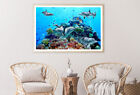 Tropical Fish In The Aquarium Print Premium Poster High Quality Choose Sizes