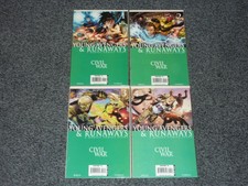 Civil War Young Avengers & Runaways #1 to #4 - Marvel 2006 - Complete Set