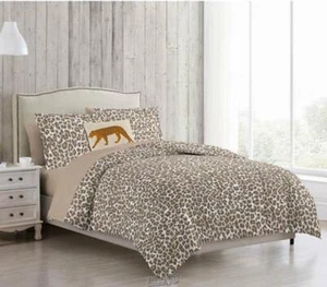 Deco Theory-8-pc. Bed-in-a-Bag Set Leopard Queen Polyester Microfiber - Picture 1 of 2