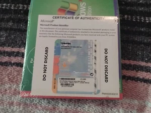 Toshiba Microsoft XP , Works 7.0, OneNote 2003 With Recovery Disc - Still Sealed - Picture 1 of 2