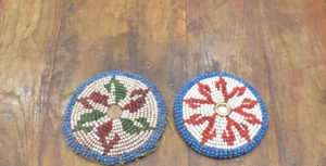 Pares de medallones Banjara con cuentas de Oriente Medio - Imagen 1 de 2