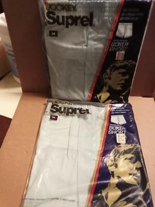 Vintage JOCKEY Men's Suprel Thorobred Boxer Shorts Underwear Size 34 1974 x 2 - Picture 1 of 3
