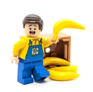 LEGO Truck Driver Minifigura (sh0149) DC Justice League 76026 Mono Banana - Imagen 1 de 6