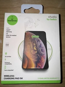Studio by Belkin 5W Wireless Qi Charging Pad For iPhone and Android NEW - Picture 1 of 2