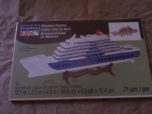 Art Minds Holzpuzzle Kreuzfahrtschiff 71 Teile pädagogisches Spielzeug - Bild 1 von 1