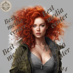 Digital Image Picture Photo Wallpaper Background Red Cyclone Woman Art - Picture 1 of 3