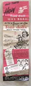 Vintage Toni Doll’s Order Pamphlet, Ideal Novelty & Toy Company - Picture 1 of 7