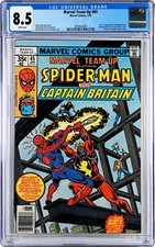 Marvel Team-Up #65 CGC 8.5 (Jan 1978, Marvel) Spider-Man, 1st US Captain Britain