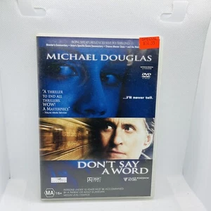 Dont Say A Word. DVD Thriller Michael Douglas & Britanny Murphy EH - Picture 1 of 2