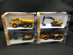 (4) Cararama Die-Cast Volvo Construction Models 1:87 Excavator Dump R4 - Imagen 1 de 6