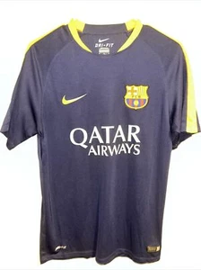Nike Dri Fit Qatar Airways FCB Barcelona Soccer Jersey Mens Size Medium NWOT - Picture 1 of 10