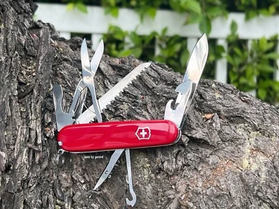 Swiss Army Original Knife Red Huntsman 15 Functions Victorinox 1.3713 New In Box - Image 1 of 4