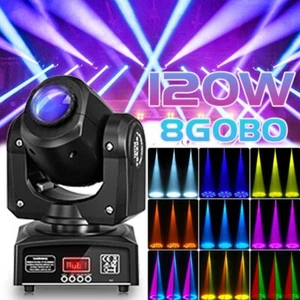 120W LED Moving Head Stage Light RGBW Gobo Spot Beam Disco DJ Show Lighting DMX - Picture 1 of 12